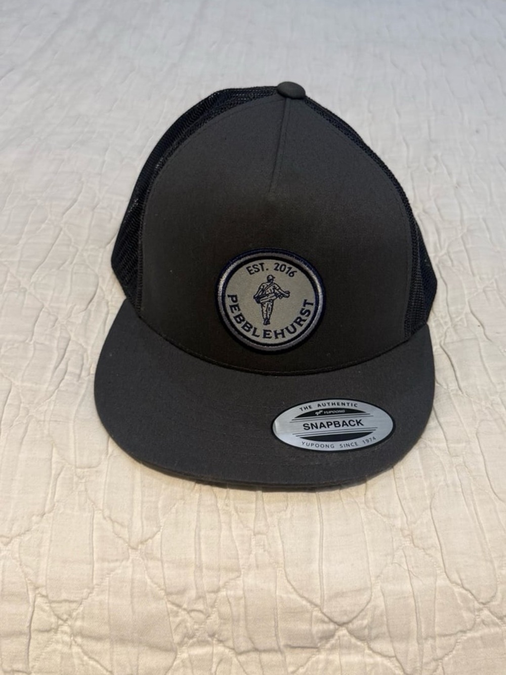 Pebblehurst Golf course black Snapback Hat New